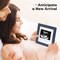 Baby Sonogram Picture Frame - Modern Ultrasound Frame For Mom To Be - Pregnancy Announcement Sonogram Photo Frames - Gender Reveal For Expecting Parents - First Time Dad Gifts (Midnight Blue)